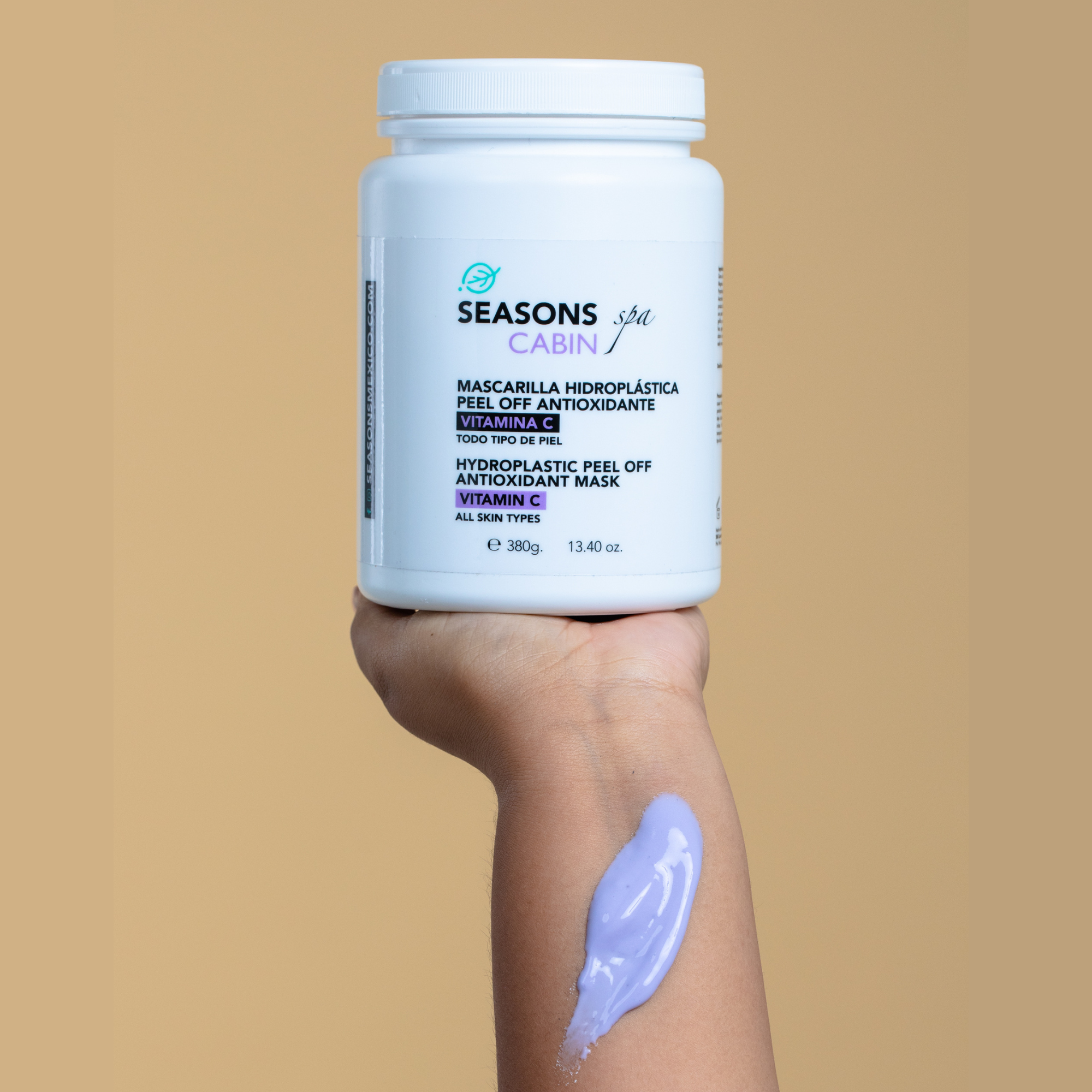 Mascarilla Hidroplastica Vitamina C Peel Off 380 gr.