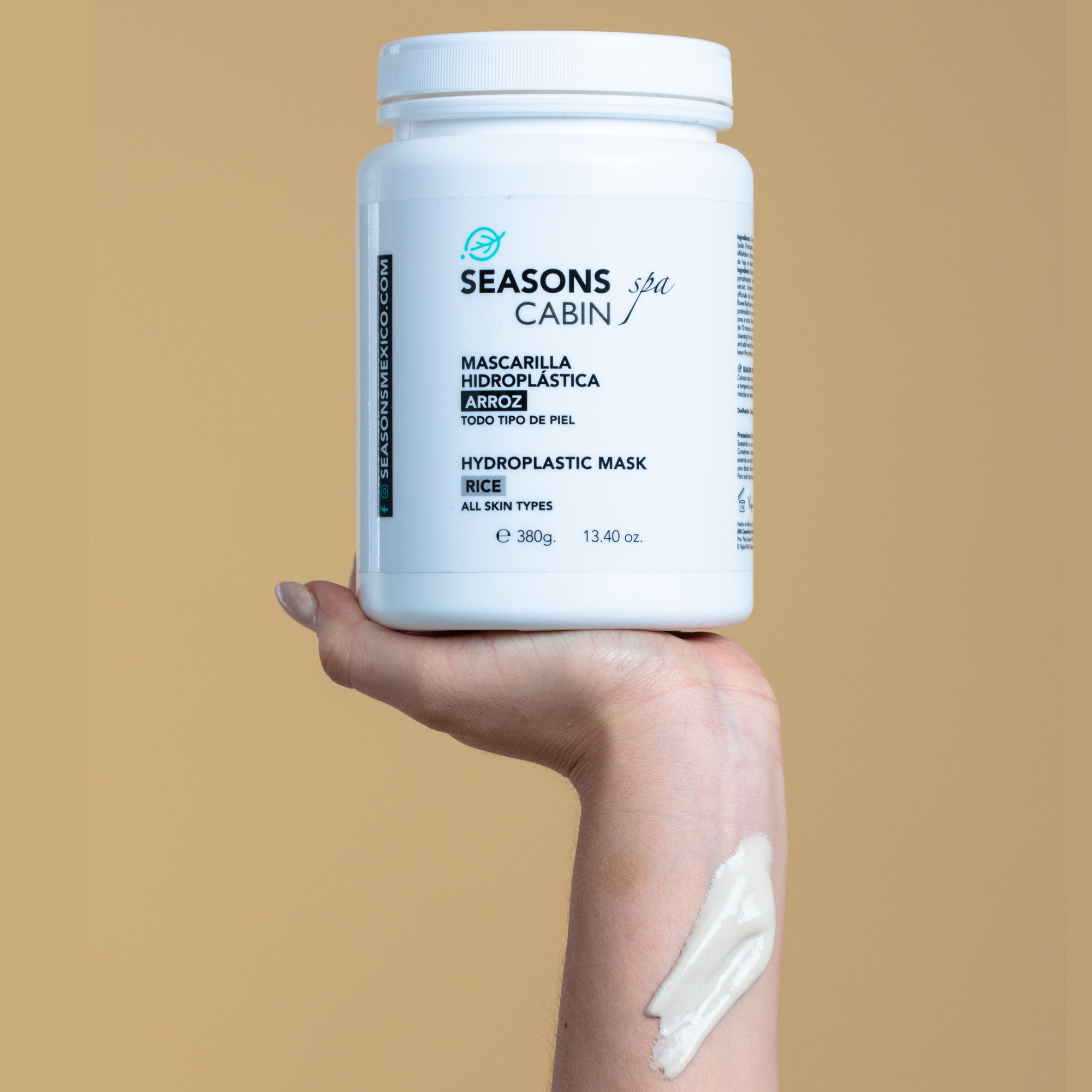 Mascarilla Hidroplastica Arroz Peel Off 380 gr.