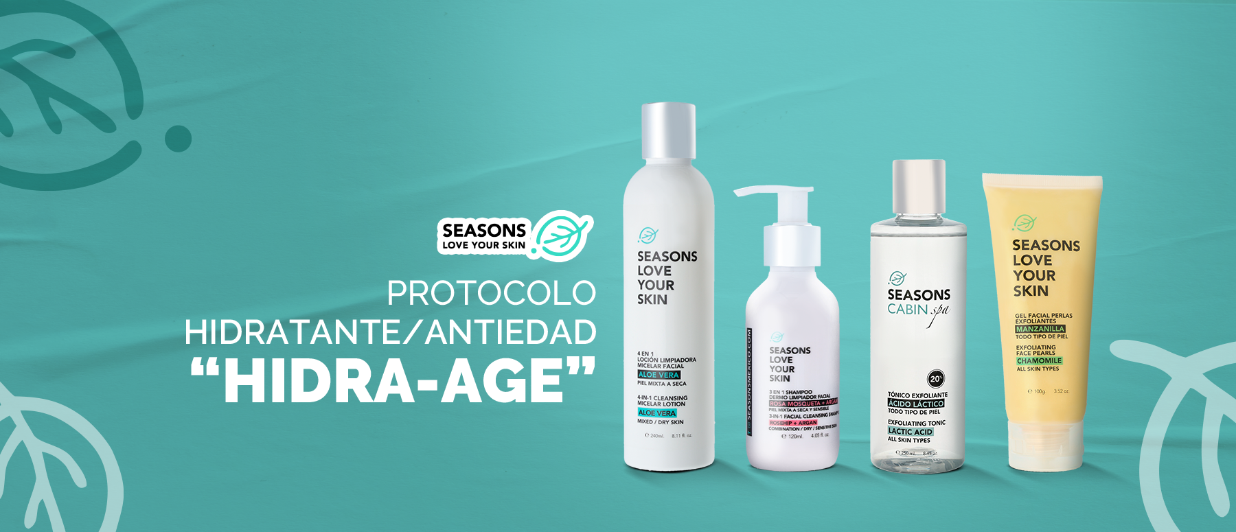 Protocolo Hidra-Age: Hidratante/Antiedad