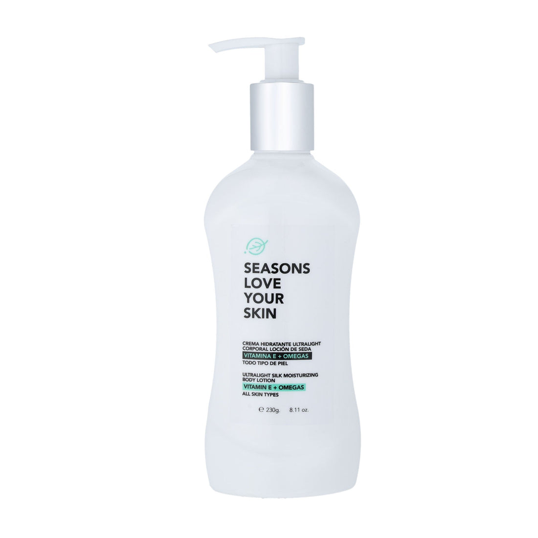 🎁 Crema Hidratante Ultralight Corporal Loción de Seda Vitamina E + Omegas 230 gr. (100% off)