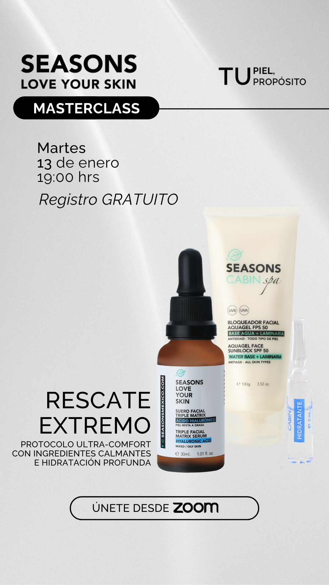 Bloqueador Facial Aquagel Antiedad FPS 50 50g