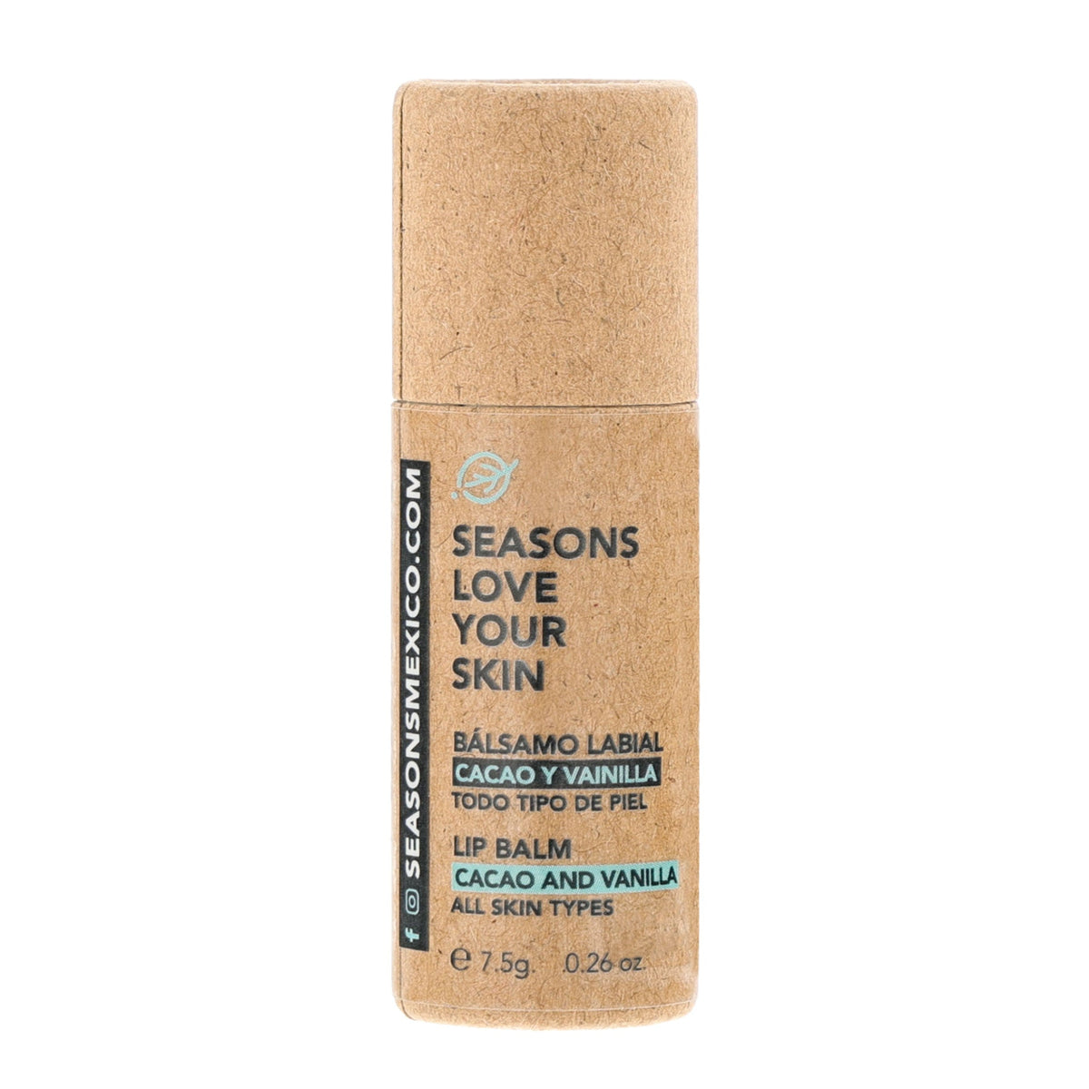 🎁 Bálsamo Labial Cacao Vainilla 7.5 gr