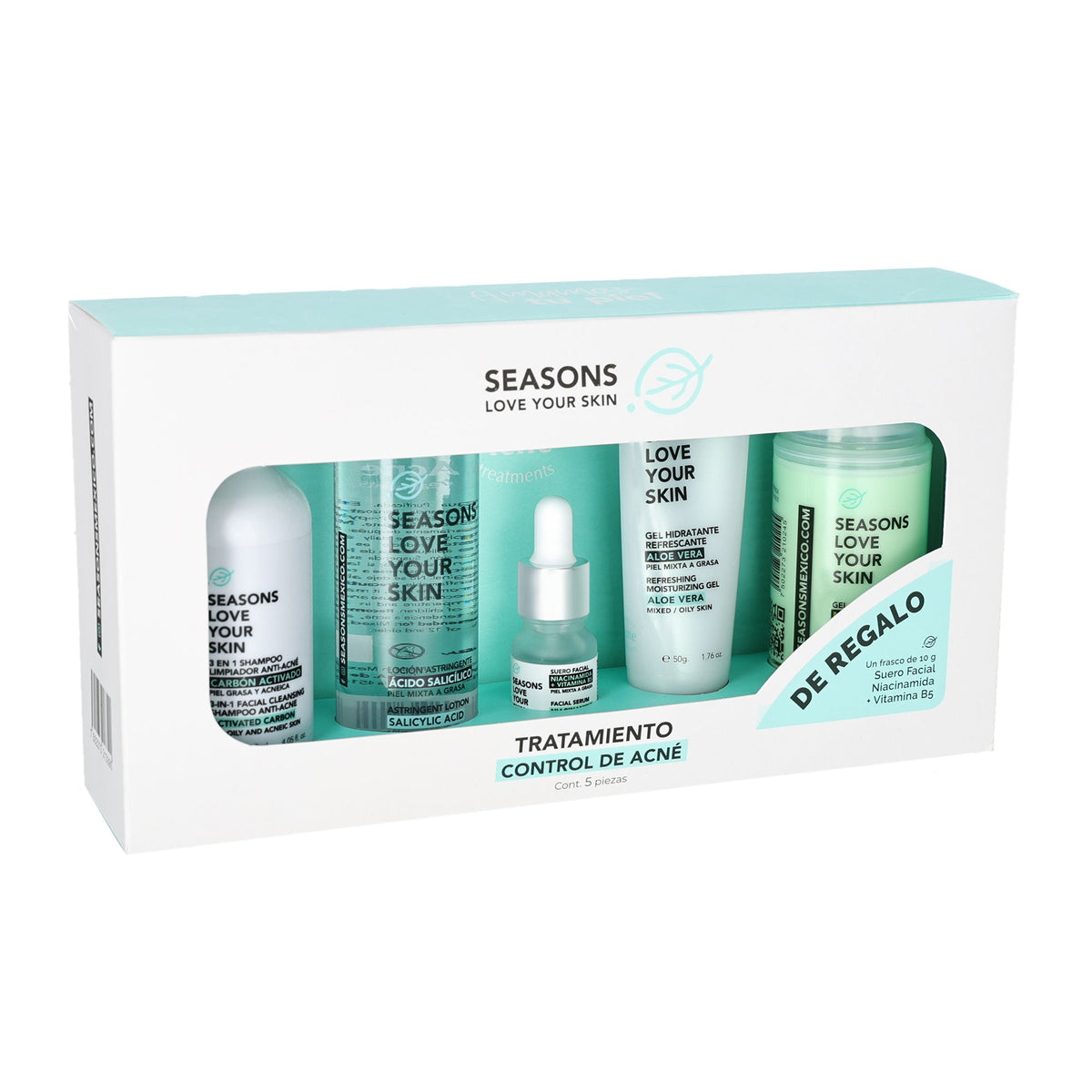 🎁 Seasons Tratamiento Control de Acné + Suero Niacinamida 10ml