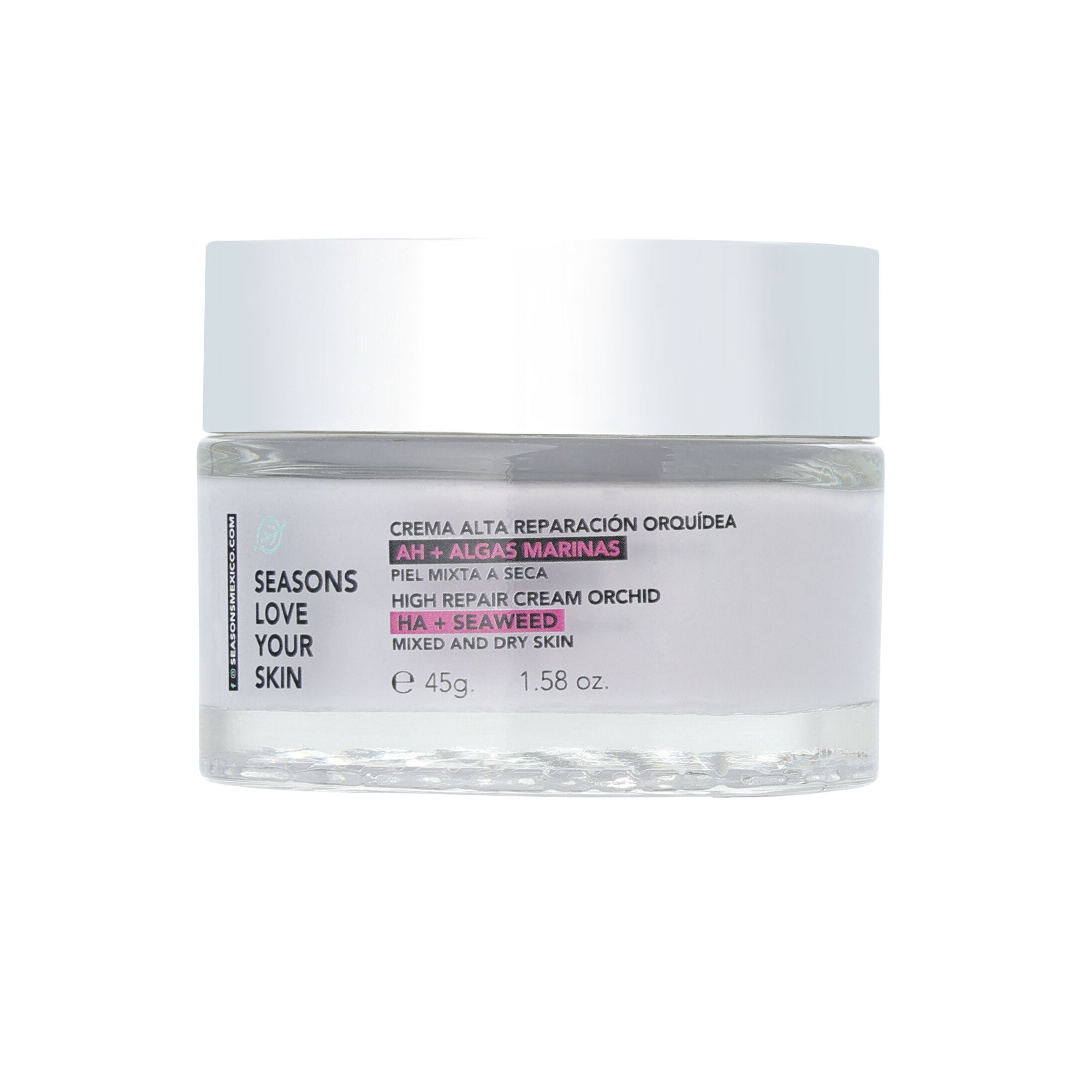 🎁 Crema Alta Reparación Orquídea AH + Algas Marinas 50 gr. (100% off)