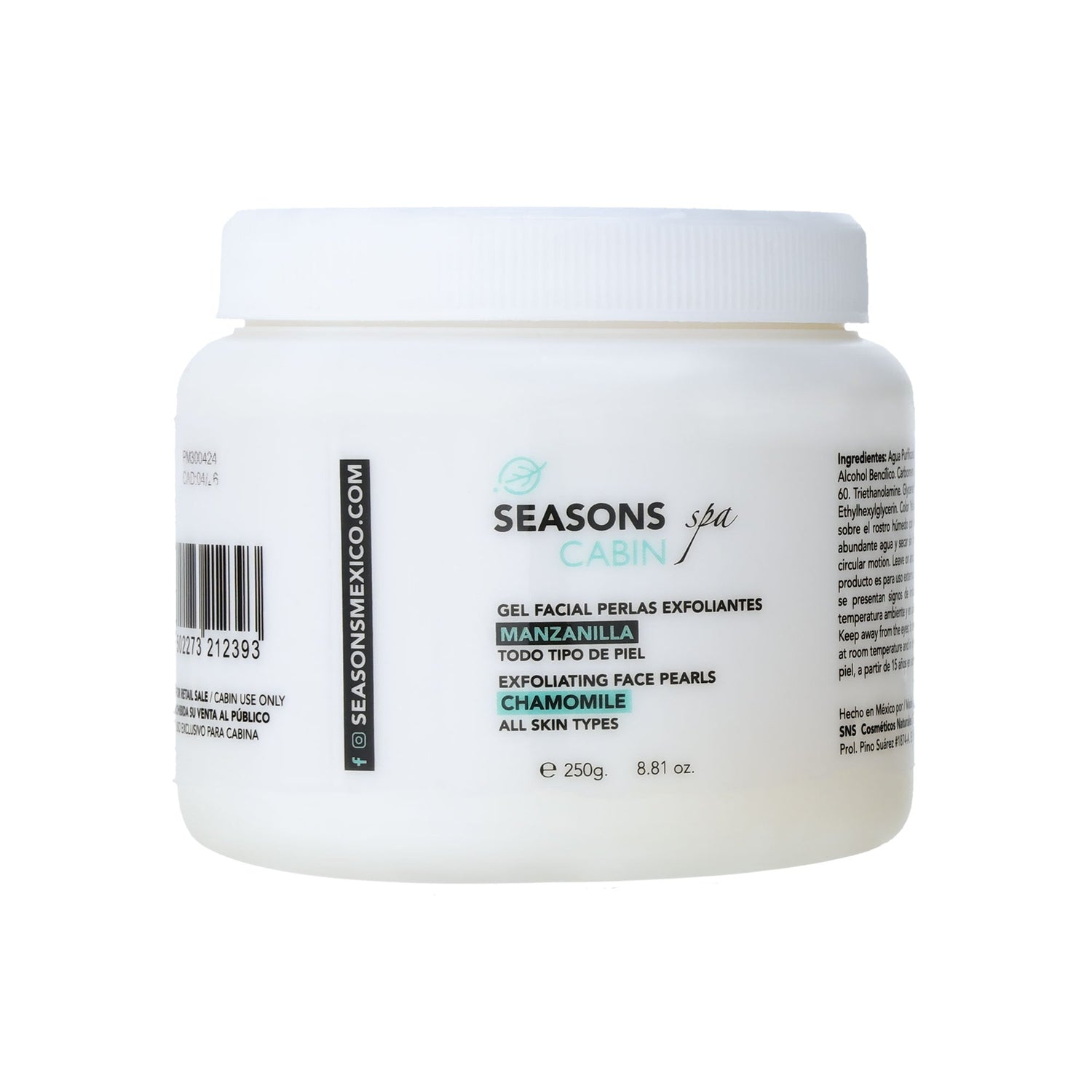 🎁 Gel Facial Perlas Exfoliantes Manzanilla 250 gr. (100% off)