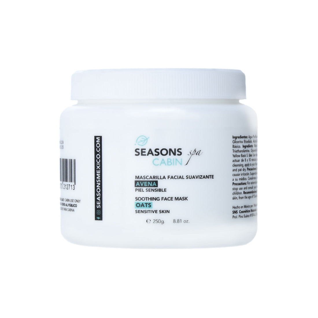 🎁 Mascarilla Facial Suavizante Avena  250 gr. (100% off)