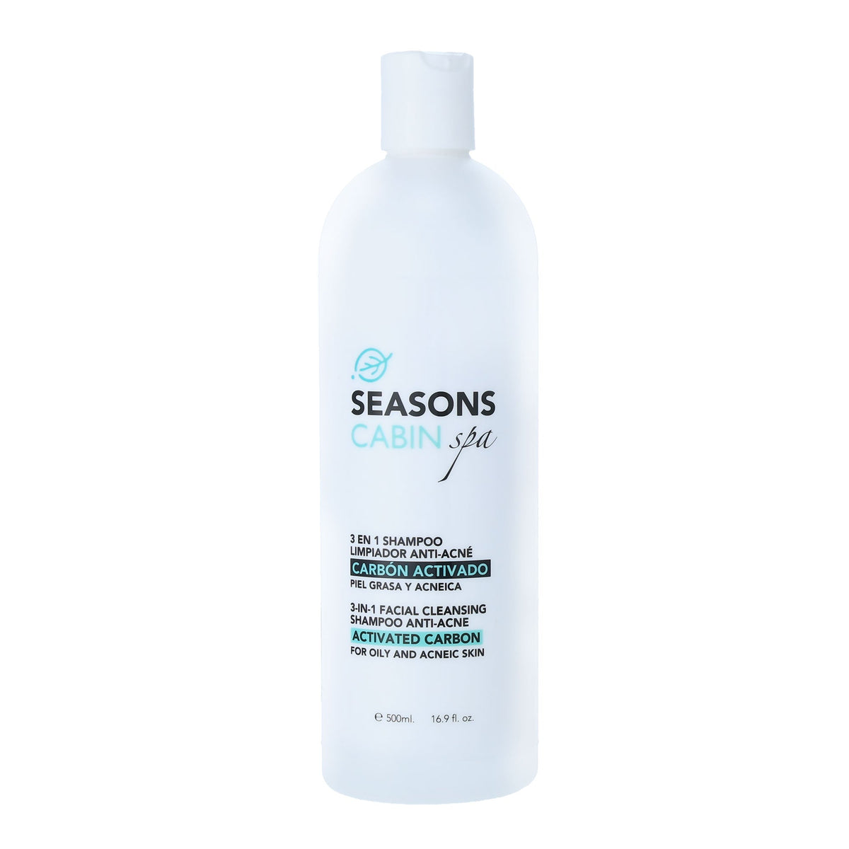 🎁 Shampoo Limpiador Anti-Acné Carbón Activado  500 ml.