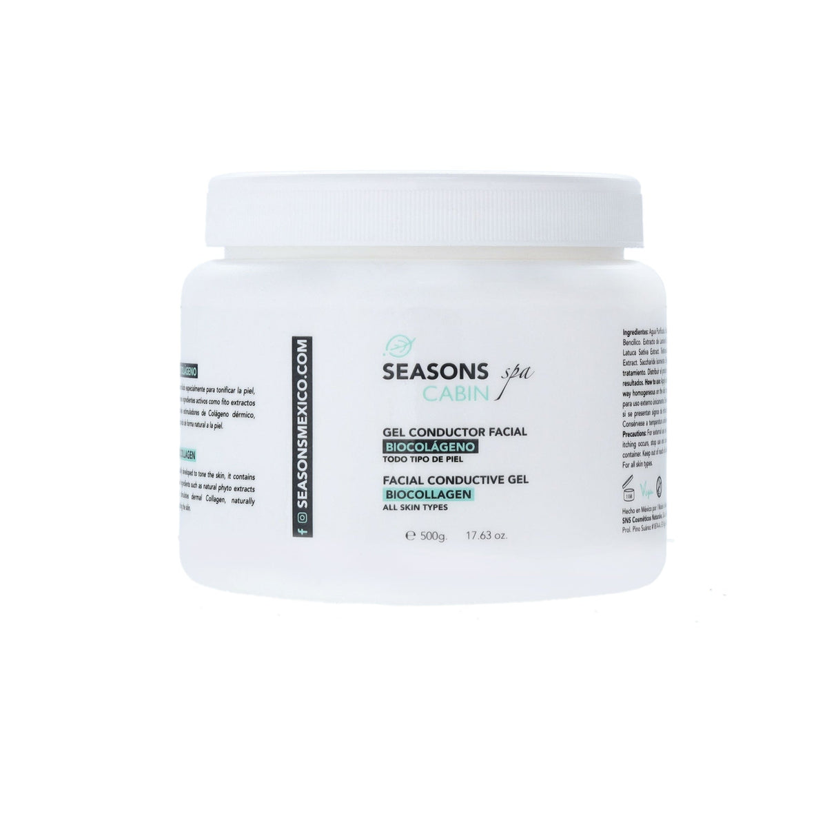 🎁 Gel conductor facial Biocolageno  500gr