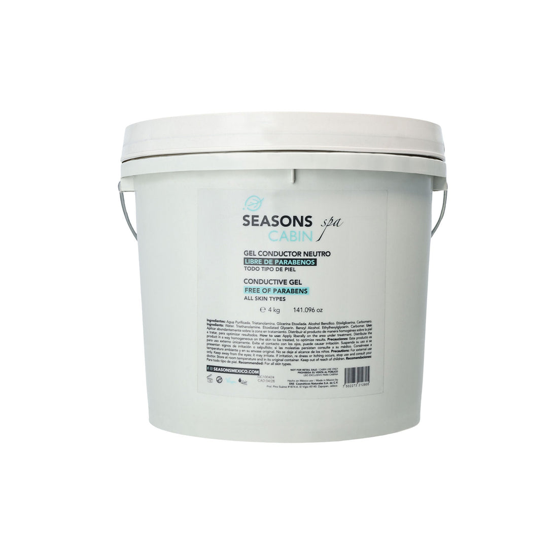 🎁 Gel Conductor Neutro Libre de Parabenos 4 kg. (100% off)