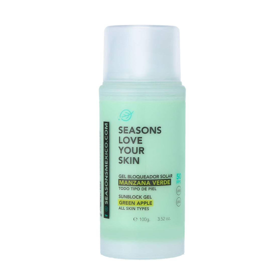 🎁 Gel Bloqueador Solar FPS 50 Manzana Verde 100 gr. (100% off)