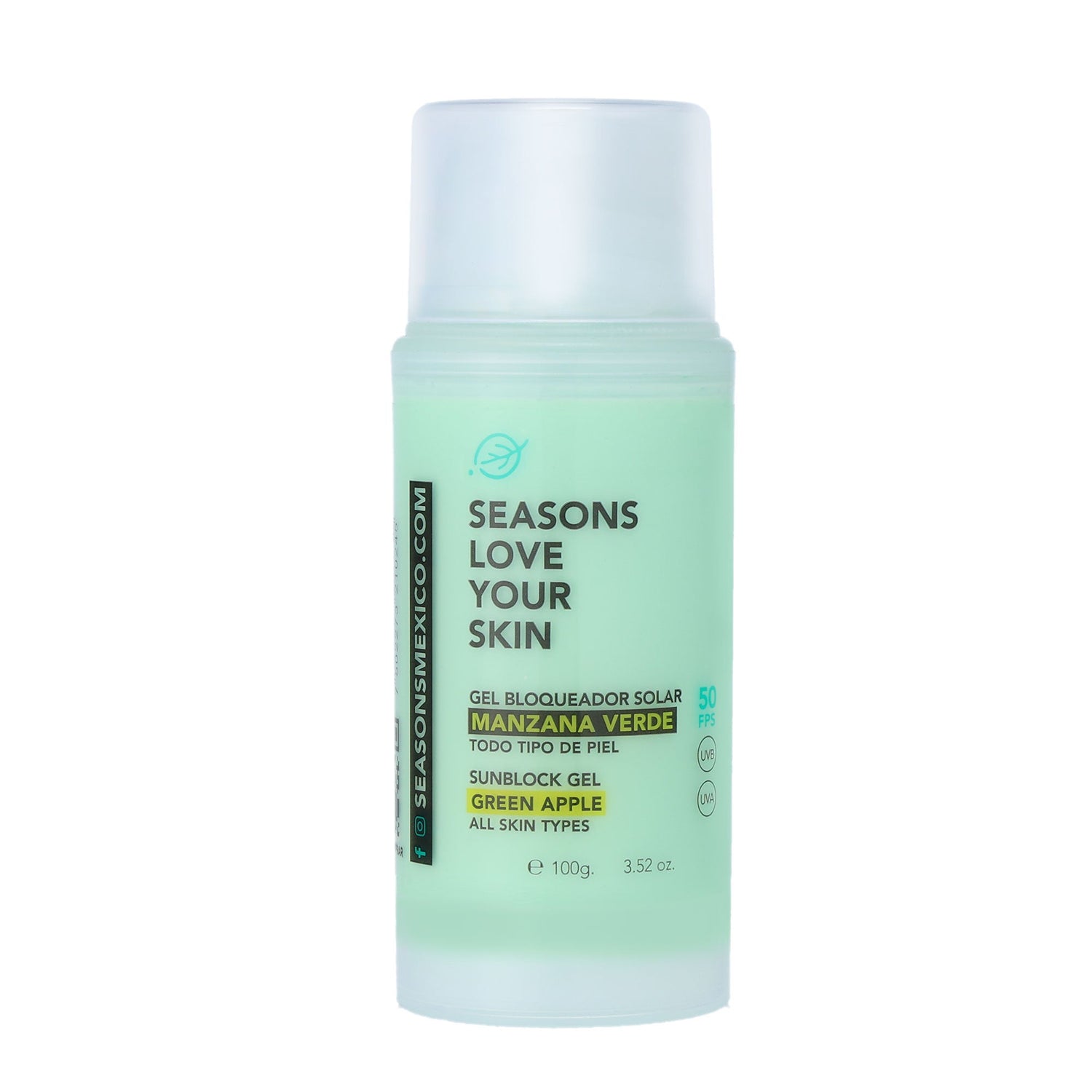 🎁 Gel Bloqueador Solar FPS 50 Manzana Verde 100 gr. (100% off)